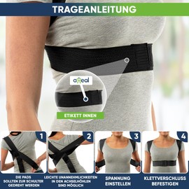 Best Medical Orthopaedic Posture Correction Straightener, black