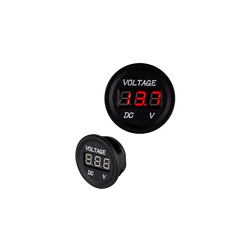 InstallBay Mini Voltage Meter W/Hardware - Retail Pack