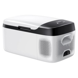 DC 12/24V AC100-240V Car Refrigerator -4 68 Degrees F Cooling Range Electric Compressor 16 APP Control -4 68 Degrees Car FridgeSpecification: 15 L