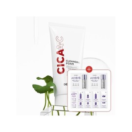Cica AC Cleansing Foam 150ml (Gift: 1ml*2 toning serum + 2 repair 4-row pouches) / 시카에이씨 클렌징 폼 150ml (증정 : 토닝세럼 1ml*2개+리페어 4열 파우치 2개)