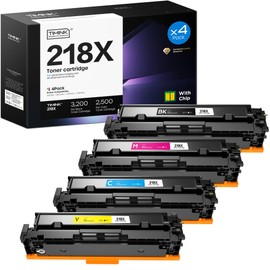 Timink 218X W2180X Toner Cartridges 4 Pack for Color LaserJet Pro