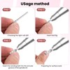 4 PCS Small Sanding Bands Nail Drill Bit, Mandrel Bits