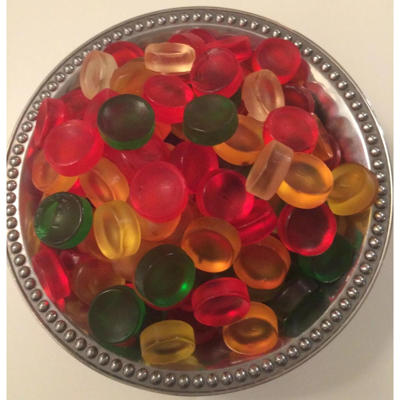 HARIBO Mega Roulette Gummy Candy Pack of 24 Fruit Flavored