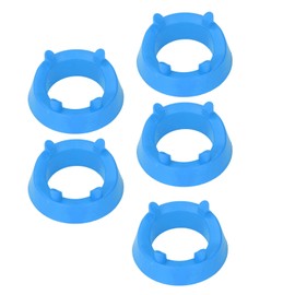 5Pcs Round Ball Display Stand Plastic Ball Holder for Football Basketball Volleyball Rugby Blue