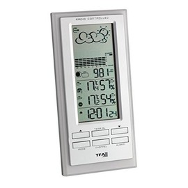 TFA 35.1101.02 Faktum Radio-Controlled Weather Station - Silver Grey