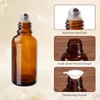 NICENEEDED 4 Pack 30ML Essential Oil Roller Bottles, Amber Oil