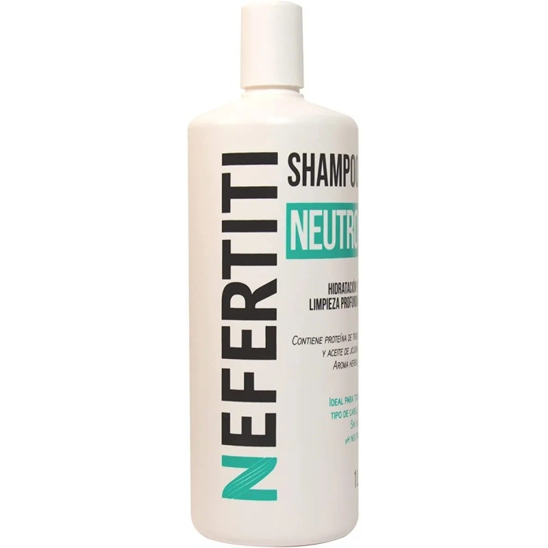Shampoo Neutro Nefertiti Sin Sal Limpieza Profunda 1000 Ml