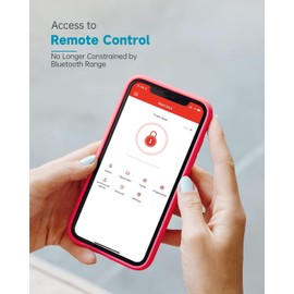 HEANTLE WiFi Gateway G2 Hub for Keyless Entry Door Lock, Remote Control Bluetooth Deadbolt Smart Door Lock Compatible with TTLock App Work with Alexa, Google Home Voice Control for Homes and Hotel