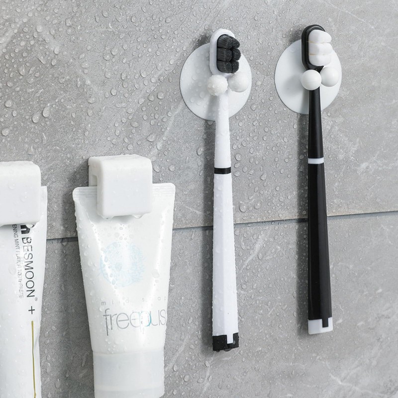 Resdenio Toothbrush Holder Wall Mounted, 2pcs Suction Cup Toothbrush Holders