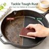10 Pack Magic Carborundum Sponge Pads Heavy Duty Rust Scrubber