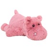 KWQBWQF Cute Hippo Plush Toy 18.9 Inch Soft Stuffed Animal