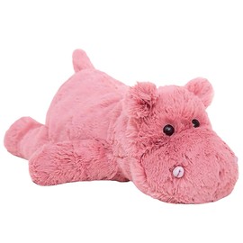 KWQBWQF Cute Hippo Plush Toy 18.9 Inch Soft Stuffed Animal Plushie Kawaii Birthday Gift for Children Kids Girls Boys
