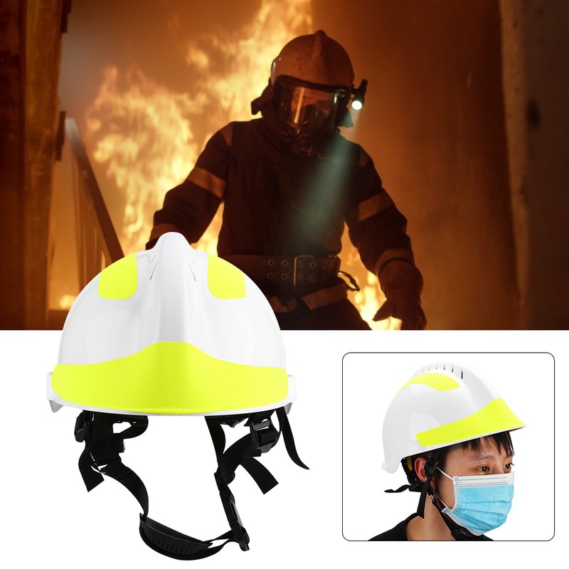 Fire Fighter Safety Helmets Anti Impact Protective Workplace Emergency Rescue