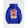 Graffiti "Turn Pain Into Power" Graphic Hoodie 100% Cotton US