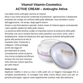 Vitamol Cosmetics Active Cream Anti-Wrinkle Face Cream 50 ml for Normal or Dry Skin