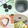 SquEqu 200 Pack Plant Pots Hole Mesh Pad Plastic Flower
