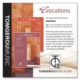 Evocations: Set 2 – Late Intermediate to Early Advanced Piano Solos | TOMGEROUMUSIC.COM®
