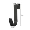 LUYING Hooks, S-Shaped Hooks (Black and White) 4 Pack, Easy