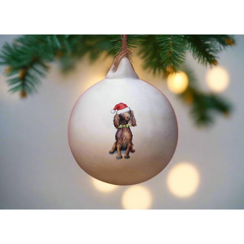 Image Industry Working Cocker Spaniel Liver Ceramic Bauble - Tree