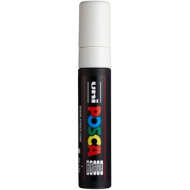 Posca PC17K 15mm Chisel Tip Marker, White