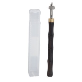 Pin Vise Hand Drill Wooden Handle Comfortable Grip Portable Pin Vise Handle Pin Vise Clamp Watch Repair Tools With Hole