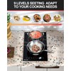 TOPWISH 2 Burners Electric Cooktop, 12 Inch Built-in Ceramic Cooktop,