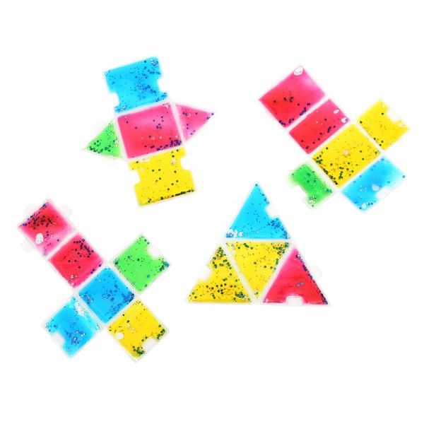 Fun and Function Busy Fingers 3D Foldables Sensory Gel Tiles