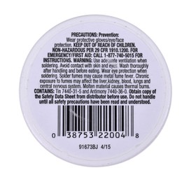 Trust the Seal Oatey 22004 Gray Plumbing Solder 1/2 lb. 95/5