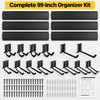 99 Inch Garage Tool Organizer, Heavy Duty Wall Mount Storage