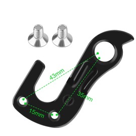 Derailleur Hanger for Cube Bicycle, Bicycle Derailleur Hanger, Cube Derailleur Hanger Made of Aluminium, Replacement Part for Mountain Bike, Road Derailleur for Road Bike,