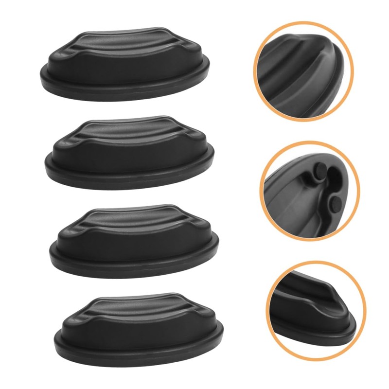 GRIRIW 4Pcs Indoor Bike Trainer Front Wheel Riser Block Stable