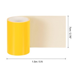 MECCANIXITY Inflatable Patch Repair Kit 3 in x 5 Ft,TPU Pool Patches Repair Tape for Air Mattress, Bounce House, Swimming Pool, Yellow