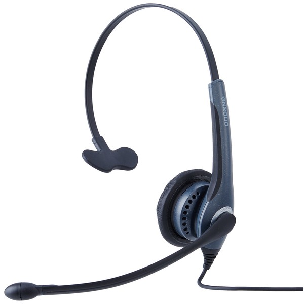 Jabra Headset Monaural with Noise Canceling Boom (2003-820-105) (Renewed)