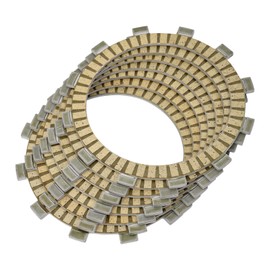 Road Passion 13088-1081 13088-1125 Clutch Friction Plates 7 pcs Replacement for Kawasaki KDX125 1990-1997/ KX125 1985-1987/ KX125 1988-1991/ KDX200 1986-1988
