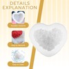 1Pcs Heart-Shaped Candle Molds Silicone for Flower/Soap/Chocolate/Resin