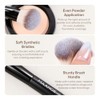 MAANGE Brochas para Maquillaje Profesional, 6 Piezas de Doble Punta