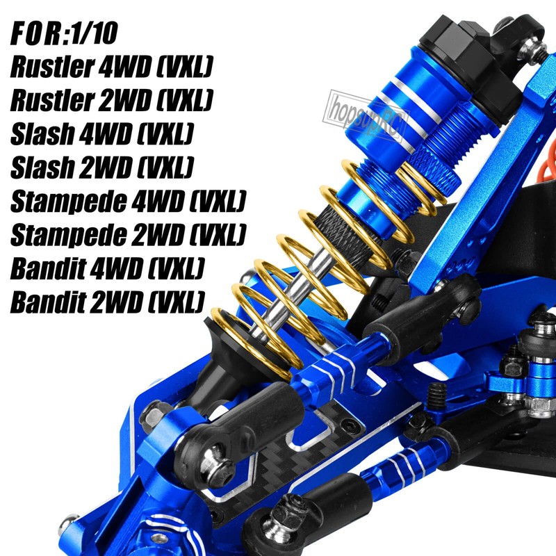 hopsupRC Upgrades Part Front Rear Assembled Full Metal Shocks Aluminum