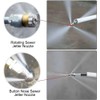 QOOWFEANIG 3Pack Sewer Jetter Nozzle for Pressure Washer, Drain Cleaning
