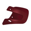 EASTON EXTENDED JAW GUARD, Left-Handed Batter, Maroon