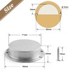 Mesee 2 Packs Recessed Sliding Door Handles with Fixing Screws,