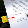 Post-it Message Flags, "Sign Here", 50/Dispenser, 1 Dispenser/Pack, 1 in