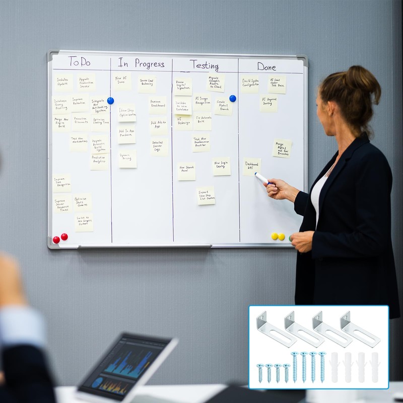 PATIKIL Whiteboard Mounting Hardware Set of 12 Whiteboard Wall Mount