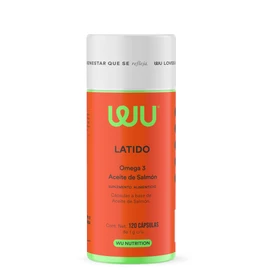 WU Nutrition® LATIDO | Omega 3 de Salmón (EPA - DHA) - 100 Cápsulas de 1000 mg | 4 meses de consumo | Aceite Puro de Salmón