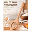 TooWoom Danish Dough Whisk, Wooden Handle Bread Whisk for Sourdough