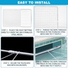 MGDJCK Skimmer Guard Kit Reusable Swimming Pool Skimmer Leaf Shield