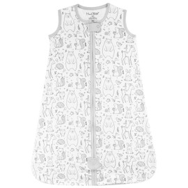 Baby Sleeping Bag 1.0 TOG, Organic Cotton, Portable Baby Blanket, Sleeping Bag with 2-Way Zip, All-Year Baby Sleeping Bag, Toddler Boy Girl Newborn, Animals, Medium (6-12 Months)