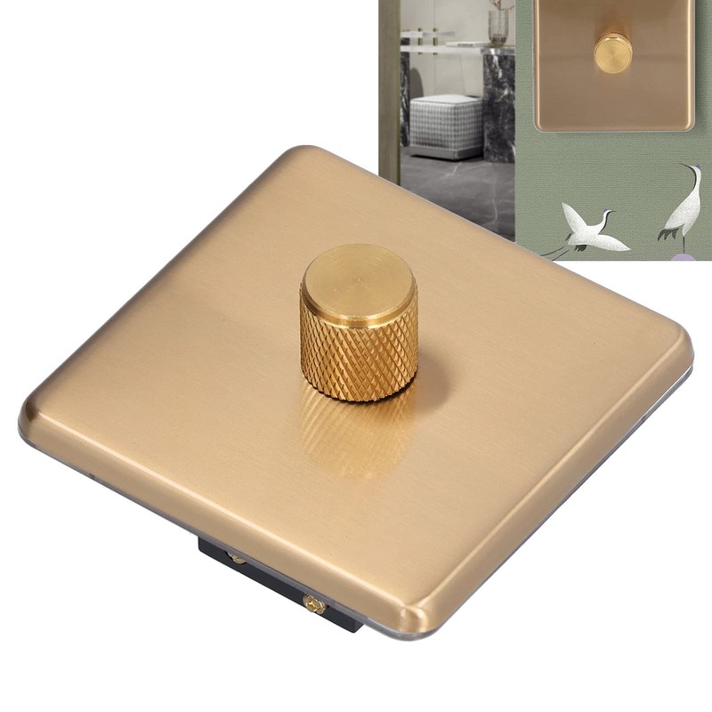 Brass Dimmer, and Scratch Resistant LED Dimmer for Home Use