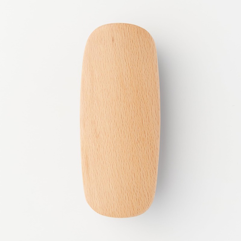 MUJI MAD06A7S Beech Wood Polishing Brush, Natural