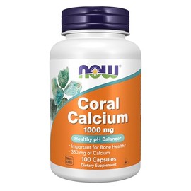 NOW Coral Calcium 1000 mg,100 Veg Capsules