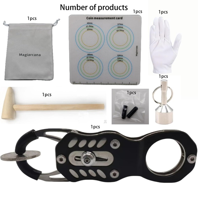 Magiarcana Gold and Silver Coin Ping Testing Parts kit, Coin